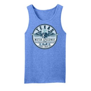 TMS WINGED PISTON TANK TOP Blue
