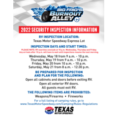 Burnout Alley Security Inspection Info 