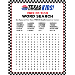 NASCAR Word Search