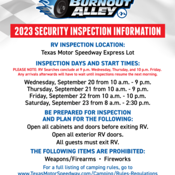 Big Frig's Burnout Alley Inspection