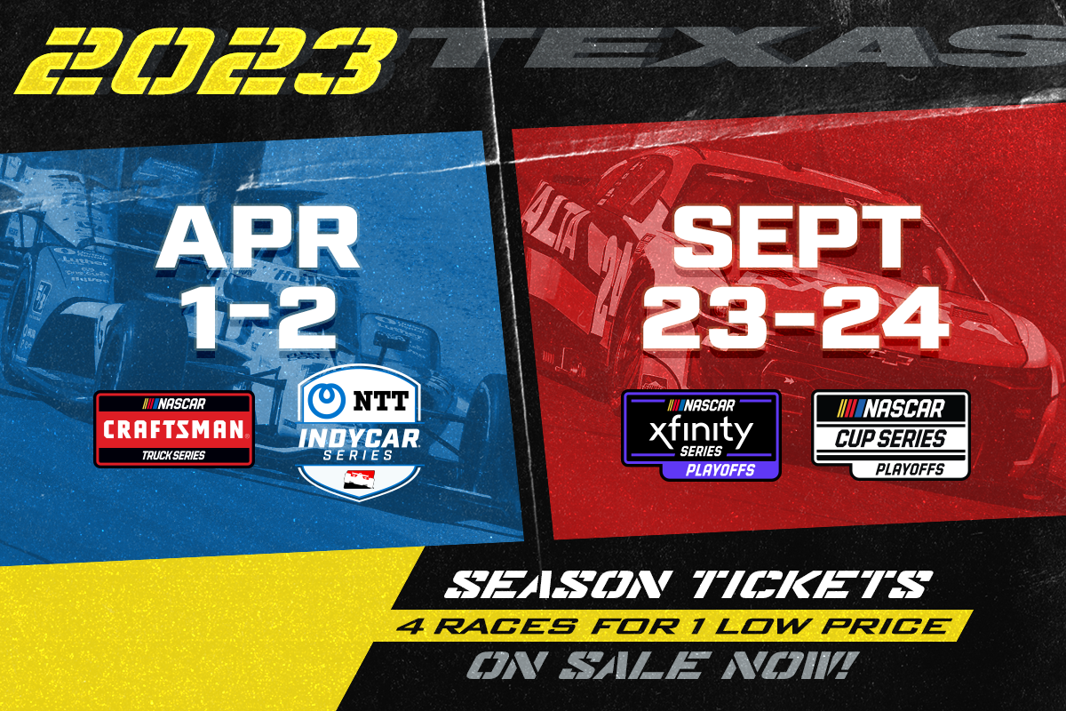 NASCAR Playoffs, INDYCAR/NASCAR Doubleheader Highlight Texas Motor