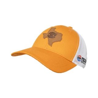 TMS TX Globe Leather Patch Hat