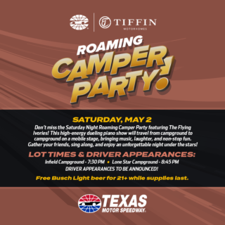 <span>Tiffin</span> Roaming Camper Party